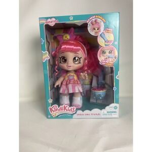 Kindi Kids Snack Time Friends Donatina Pre-School 10" Doll with 2 Shopkins MISB